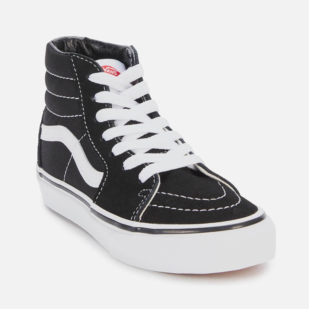 商品Vans|Vans Kids' Sk8-Hi Trainers - Black/True White,价格¥319-¥358,第4张图片详细描述