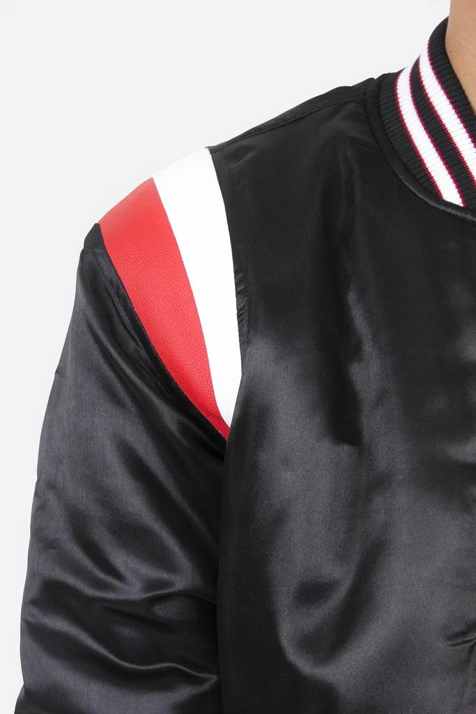 Teddy Bomber Jacket - Black/Red 商品