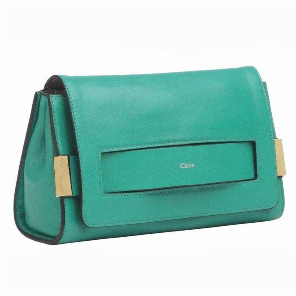 商品Chloé|Medium 'Elle' Jade Green Clutch,价格¥10053,第1张图片