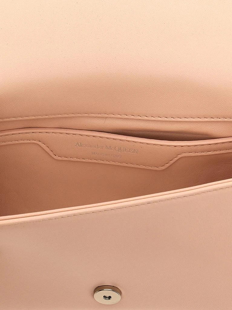 商品Alexander McQueen|The Mini Seal Crossbody Bags Beige,价格¥11230,第4张图片详细描述
