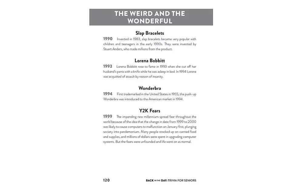 商品Barnes & Noble|Back in the Day Trivia for Seniors: Facts and Trivia from History and Pop Culture to Keep Your Mind Sharp and Boost Your Memory by Andrew Thompson,价格¥118,第2张图片详细描述