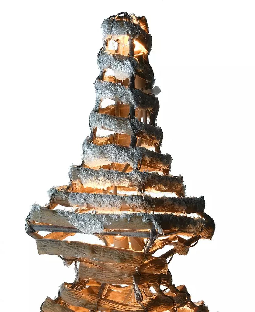 60" Pre-Lit Champagne Vine Lamppost 商品