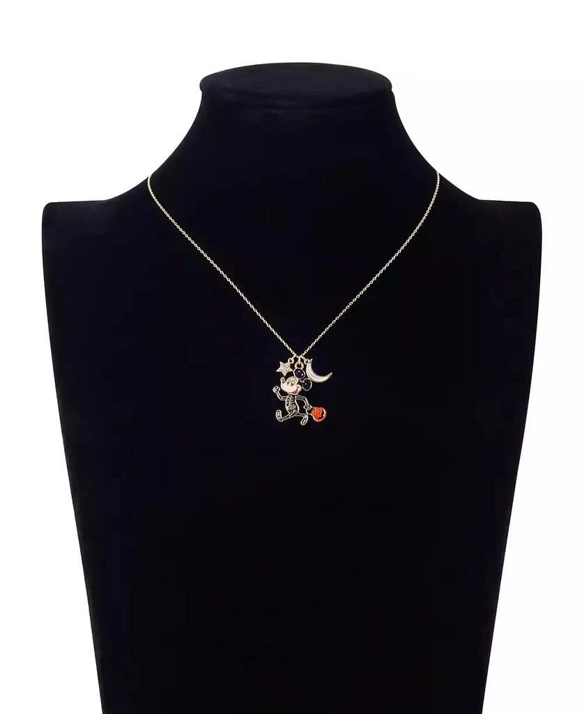 商品Disney|Mickey Mouse Skeleton Halloween Pendant Necklace,价格¥371,第2张图片详细描述