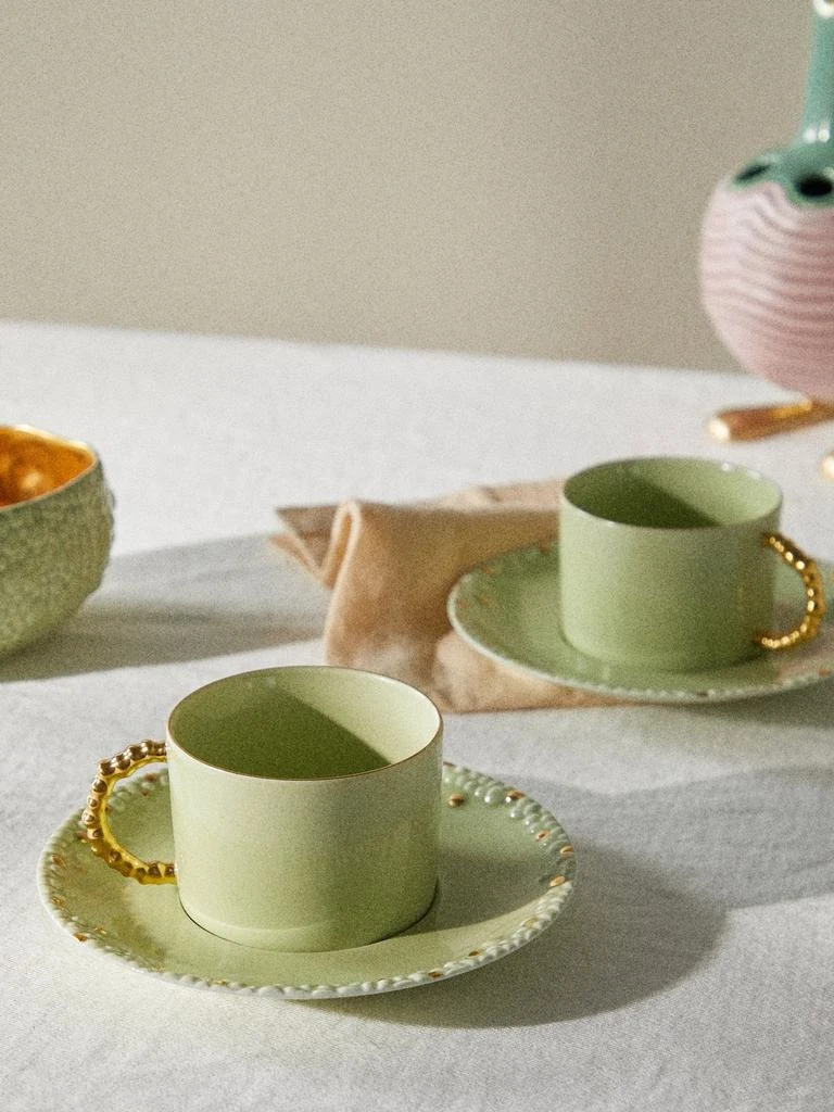商品L’Objet|X Haas Brothers Mojave porcelain tea cup set,价格¥2718,第2张图片详细描述
