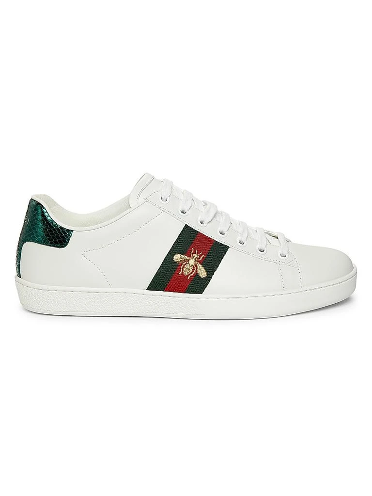商品Gucci|New Ace Bee Embroidered Sneakers,价格¥7069,第1张图片