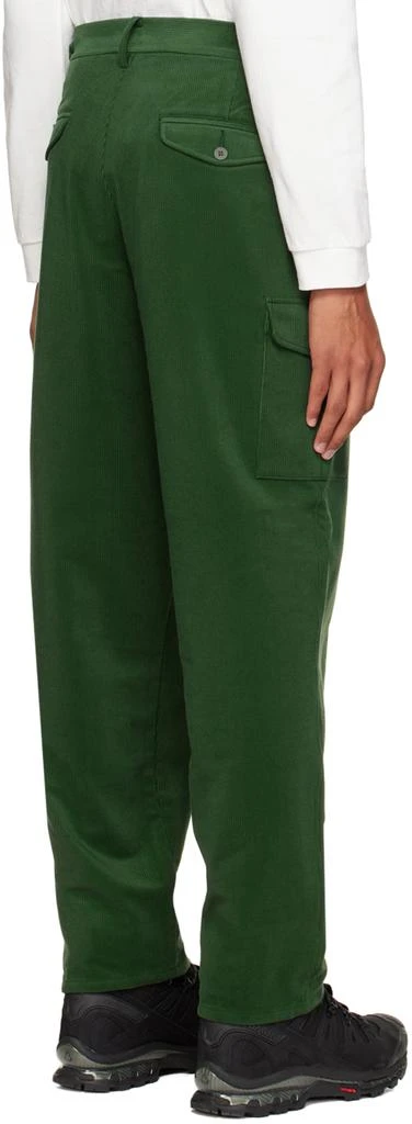 商品DESCENTE|Green Pleated Cargo Pants,价格¥602,第3张图片详细描述
