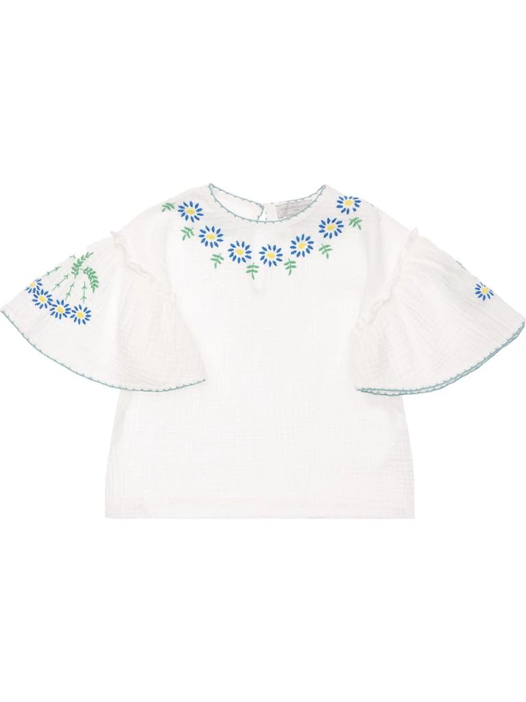 商品Stella McCartney|Embroidered Organic Cotton Gauze Shirt,价格¥468,第1张图片