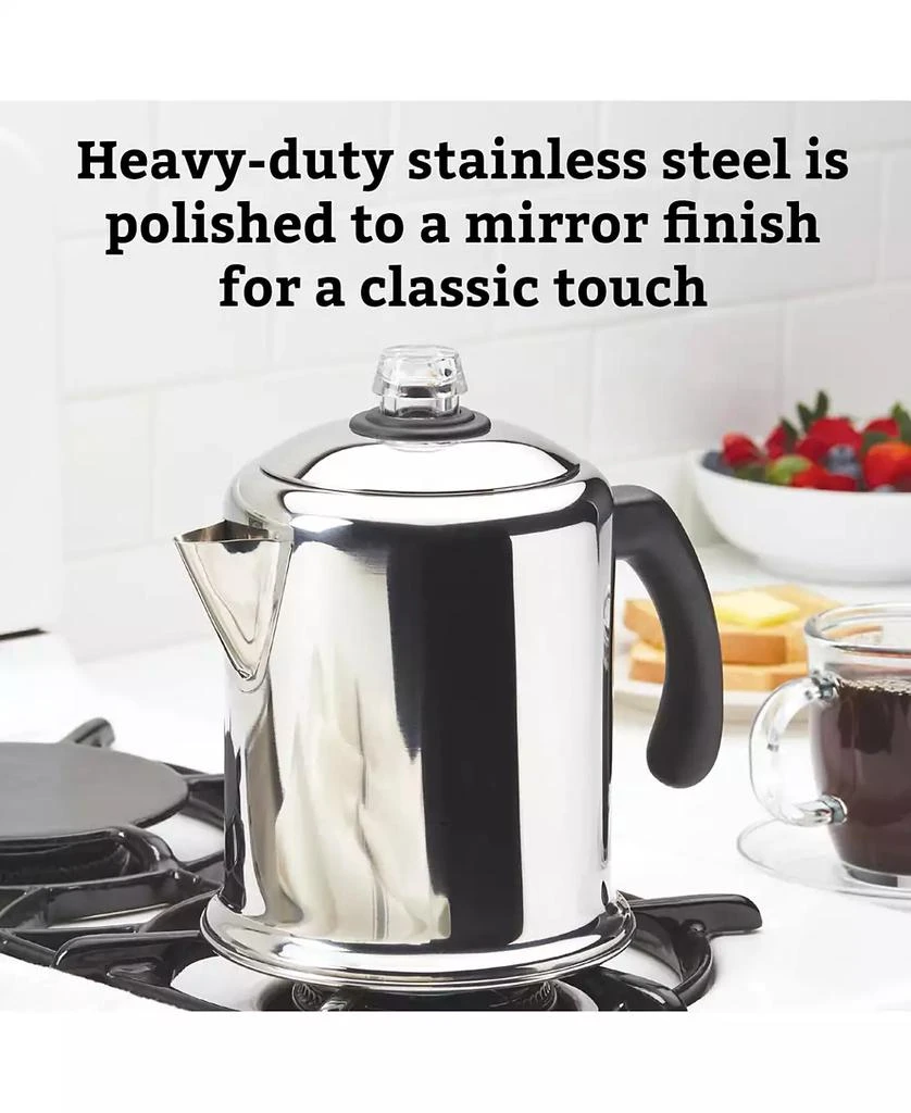 商品Farberware|Stainless Steel 8 Cup Percolator,价格¥431,第4张图片详细描述
