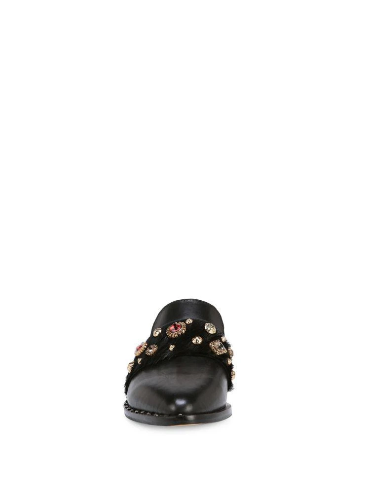 商品Sam Edelman|Laird Embellished Leather Slides,价格¥265,第4张图片详细描述