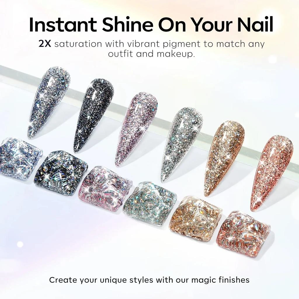 6 Shades Gel Nail Polish Set Collection 商品