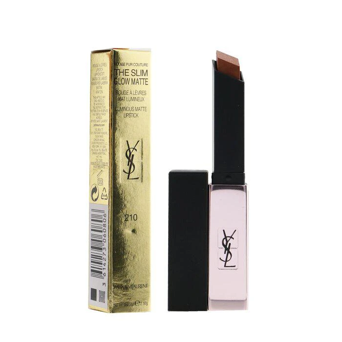 商品Yves Saint Laurent|Yves Saint Laurent 小粉条哑光口红 细管柔光纯口红 - # 210 Nude Out Of Line 可可奶油 -210 Nude Out Of Line 可可奶油(2.1g/0.07oz),价格¥404,第2张图片详细描述