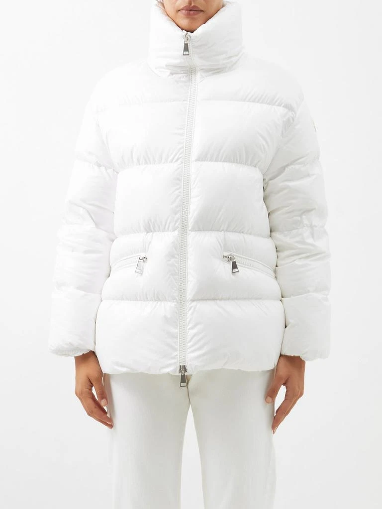 商品Moncler|Genos high-neck laqué quilted down jacket,价格¥10150,第1张图片