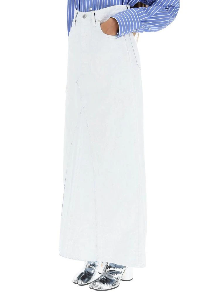 商品MAISON MARGIELA|Maison Margiela Raw-Cut Hem Midi Skirt,价格¥3875,第3张图片详细描述