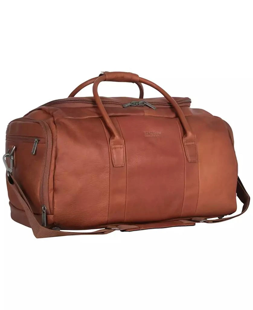 商品Kenneth Cole|Colombian Leather 20" Single Compartment Top Load Travel Duffel Bag,价格¥1367,第4张图片详细描述