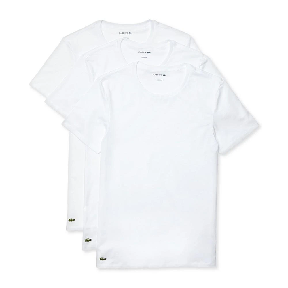 商品Lacoste|Men's Crew Neck Slim Fit Undershirt Set, 3-Piece,价格¥311,第1张图片