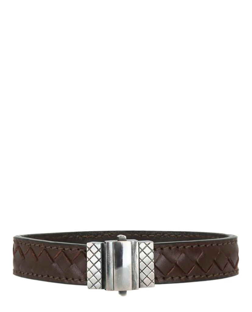 商品Bottega Veneta|Intrecciato Leather Wrap Bracelet,价格¥1278,第1张图片