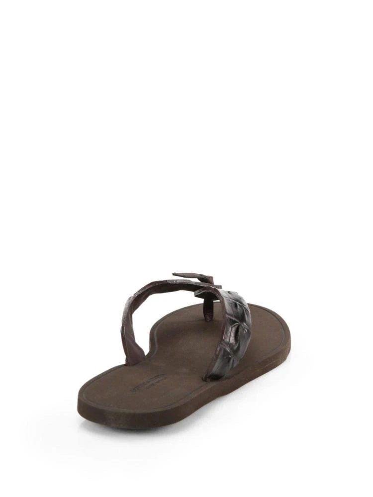 商品Bottega Veneta|Crocodile Thong Sandals,价格¥2324,第2张图片详细描述