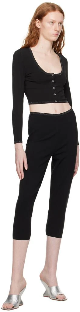 商品Alexander Wang|Black Crystal Leggings,价格¥1441,第4张图片详细描述