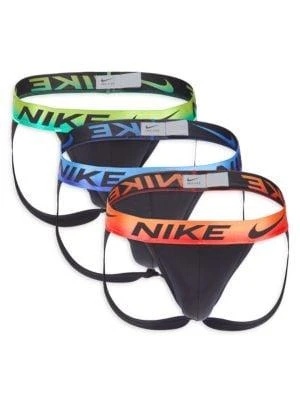 商品NIKE|3-Piece Logo Jock Strap Briefs,价格¥226,第1张图片