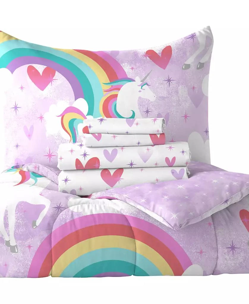 Unicorn Rainbow 7-Pc. Comforter Set 商品