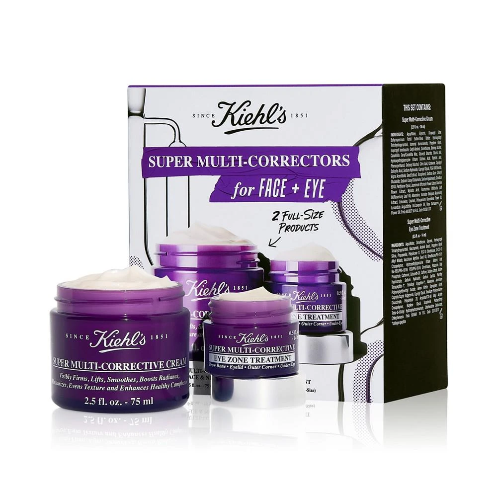 商品Kiehl's|2-Pc. Super Multi-Correctors For Face & Eye Skincare Set,价格¥576,第1张图片