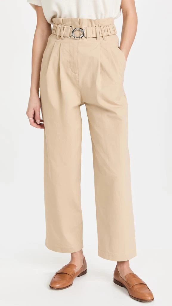 商品Derek Lam|Derek Lam 10 Crosby Atto 系腰带纸包长裤,价格¥887,第2张图片详细描述