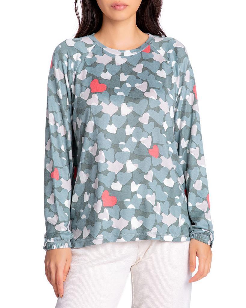 商品PJ Salvage|Heart Print Pullover,价格¥168,第1张图片