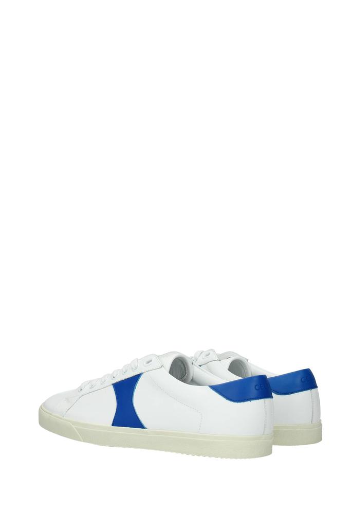 Sneakers Leather White Blue商品第4张图片规格展示