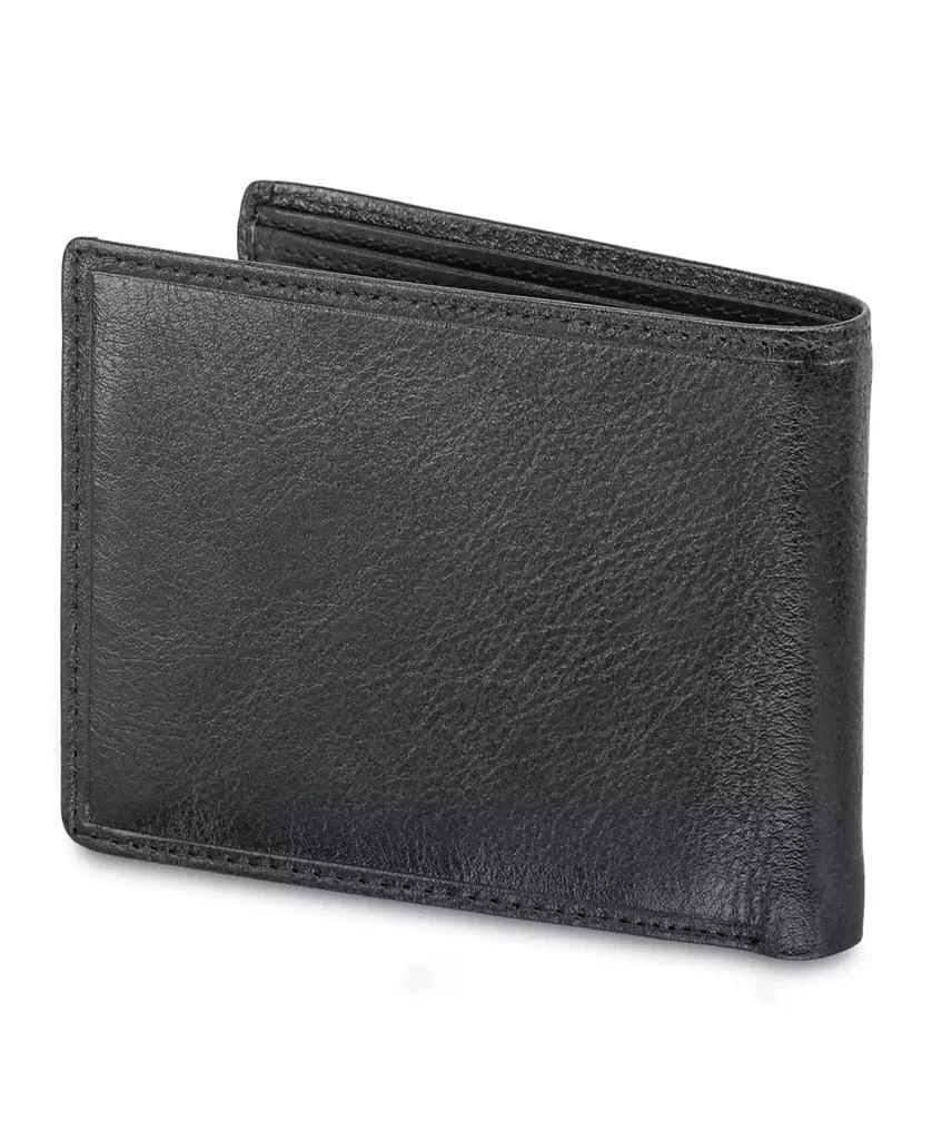 商品Mancini Leather Goods|Men's Equestrian2 Collection RFID Secure Billfold with Removable Left Wing Passcase and Coin Pocket,价格¥419,第3张图片详细描述