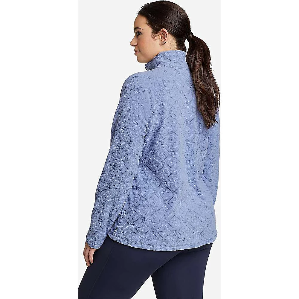 商品Eddie Bauer|Eddie Bauer Women's Quest LS Raglan 1/4 Zip Top - Printed,价格¥292,第2张图片详细描述