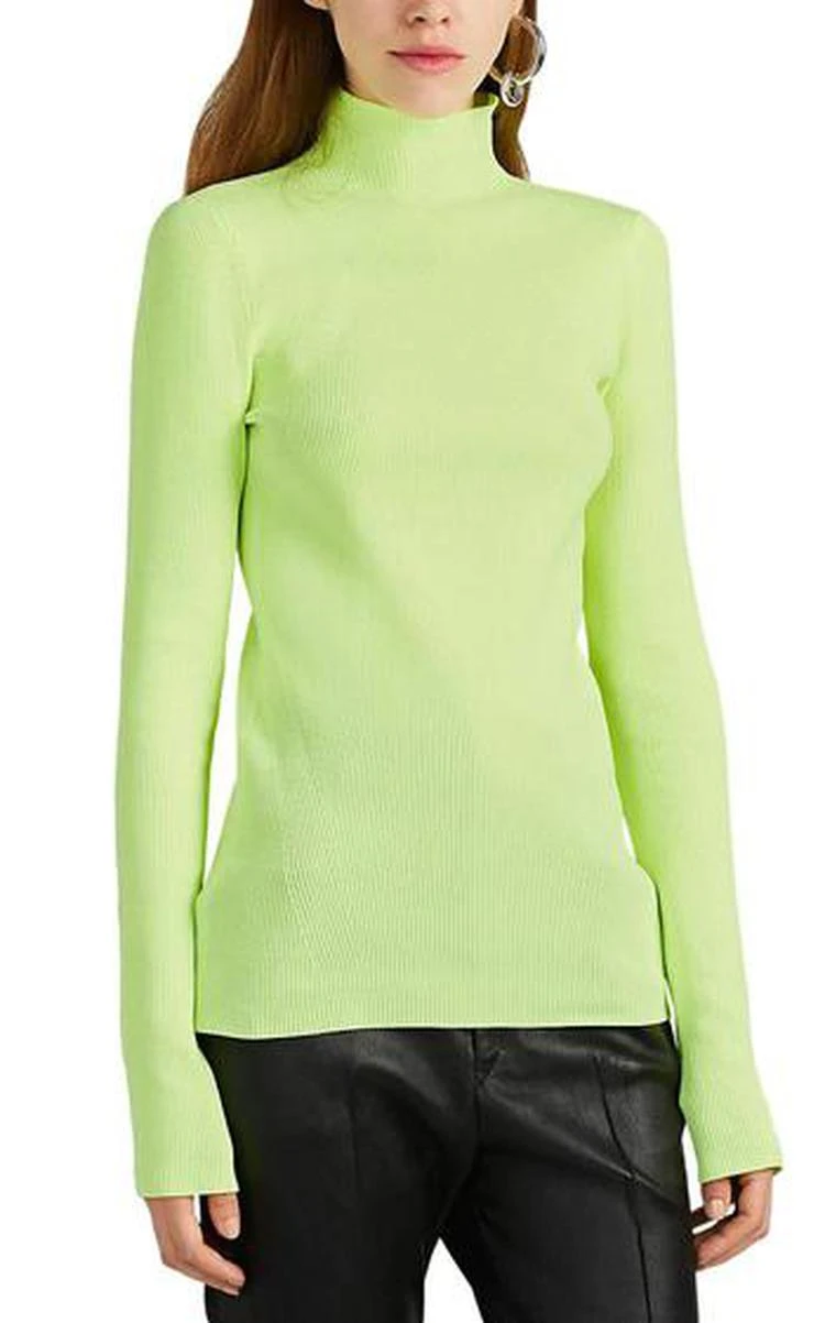 商品Helmut Lang|Rib-Knit Mock-Turtleneck Sweater,价格¥1322,第4张图片详细描述