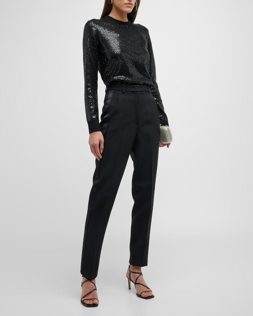 商品Michael Kors|Sequin-Embellished Crew-Neck Cashmere Pullover,价格¥11053,第5张图片详细描述