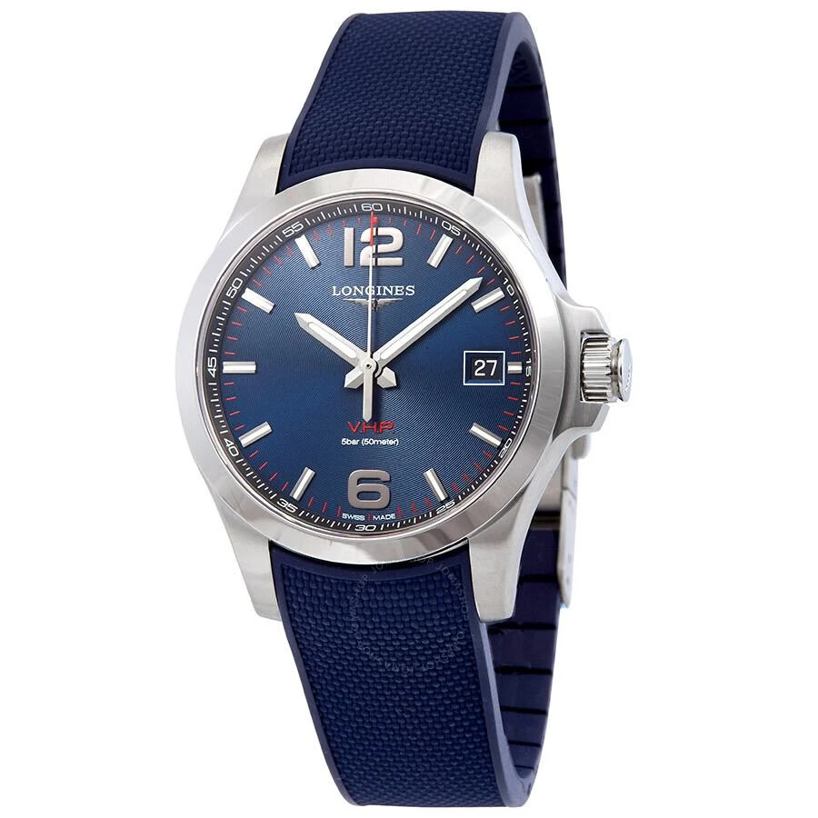 商品Longines|Conquest VHP Blue Dial Men's Watch L37164969,价格¥3749,第1张图片