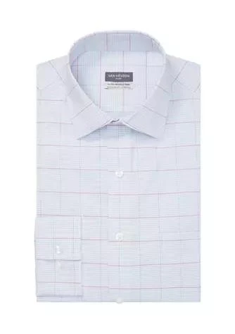 商品Van Heusen|Heusen Mens Ultra Wrinkle Free Stretch Collar Shirt,价格¥225,第1张图片