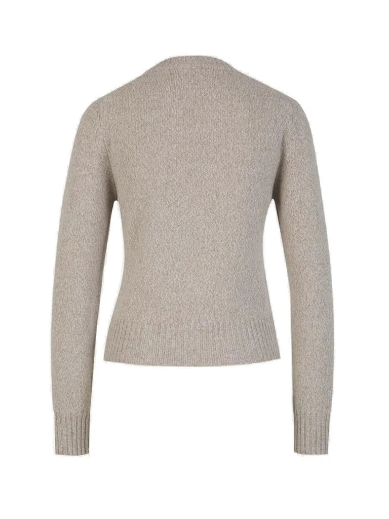 商品AMI|Ami Paris Long-Sleeved Crewneck Knitted Jumper,价格¥2367,第2张图片详细描述