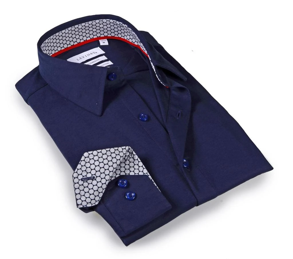 商品Levinas|Performance Stretch Button Down,价格¥303,第1张图片