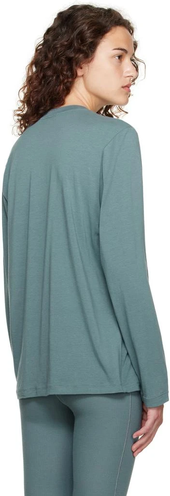 商品SKIMS|Blue SKIMS Boyfriend Long Sleeve T-Shirt,价格¥387,第3张图片详细描述