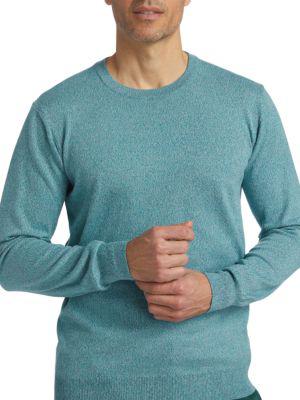 Marled Cotton Crewneck Sweater商品第4张图片规格展示