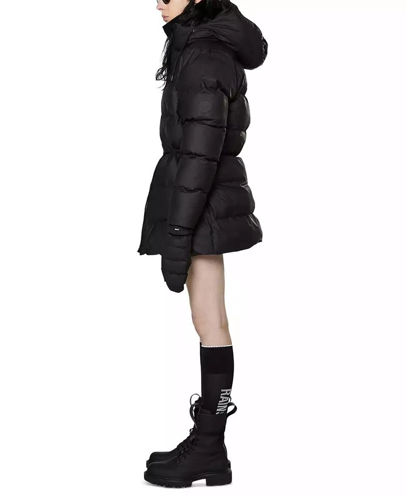 商品RAINS|Women's Waterproof Hooded Drawstring Puffer Coat,价格¥3900,第3张图片详细描述