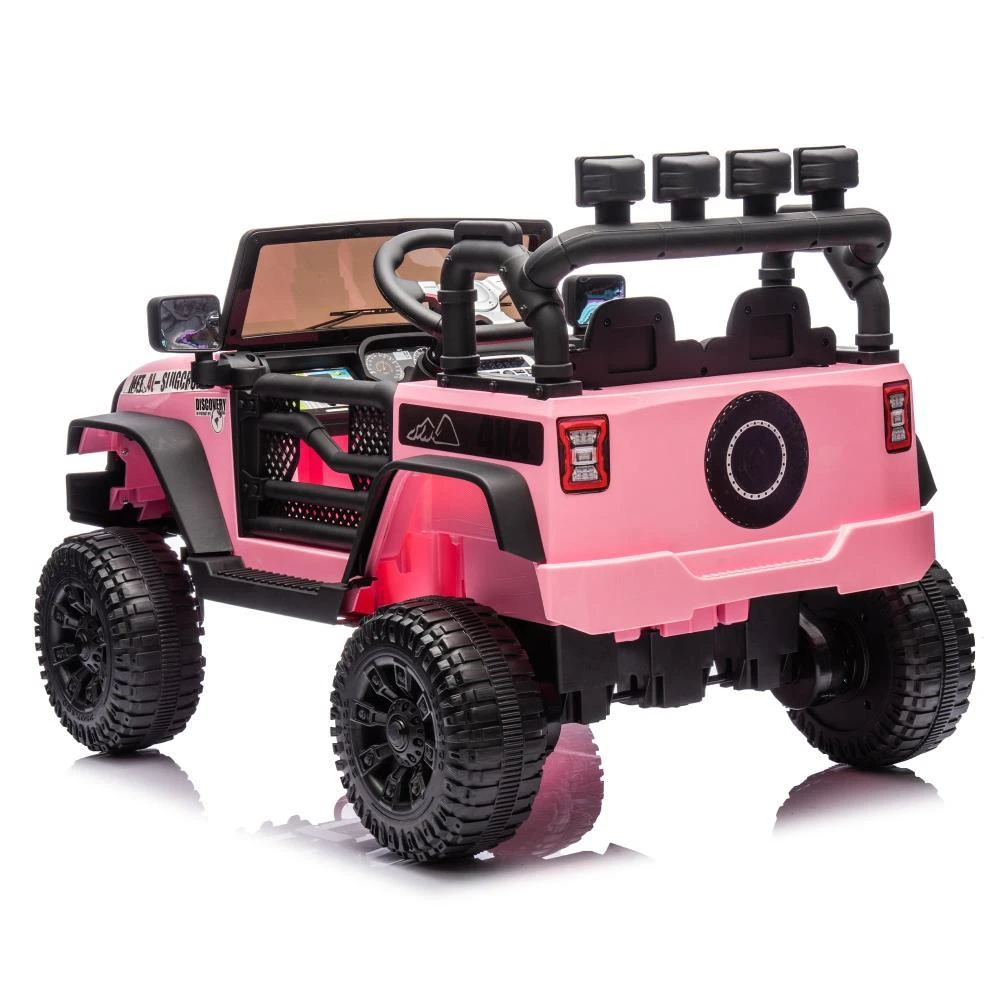 24V Kids Ride On Car W/Parents Remote Control,400W Motor,Four Wheel Suspension,Adjustable speed,USB,MP3,Music,Bluetooth,Large display screen,Power Display,Portable handle,Safety Belt for Kids Aged 3+. 商品