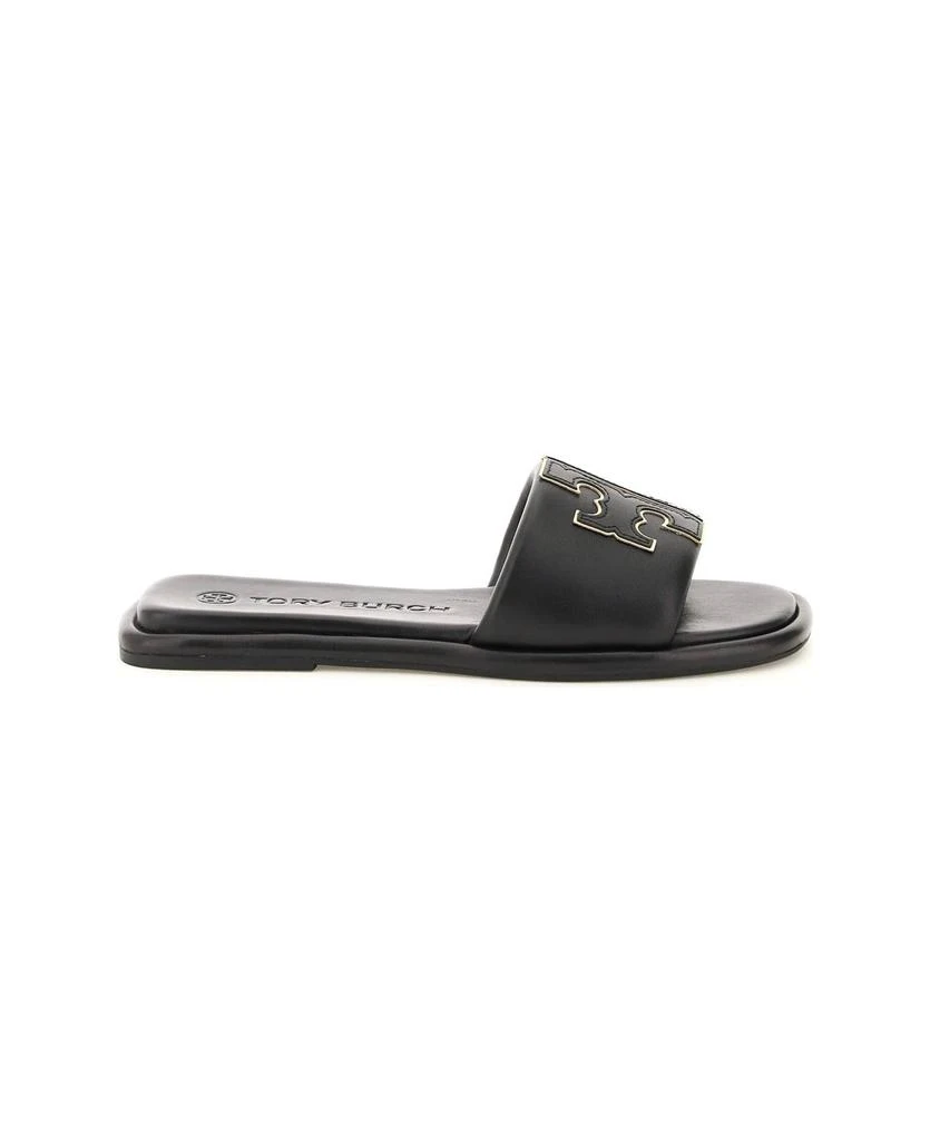 商品Tory Burch|'double T' Leather Sliders,价格¥1404,第1张图片