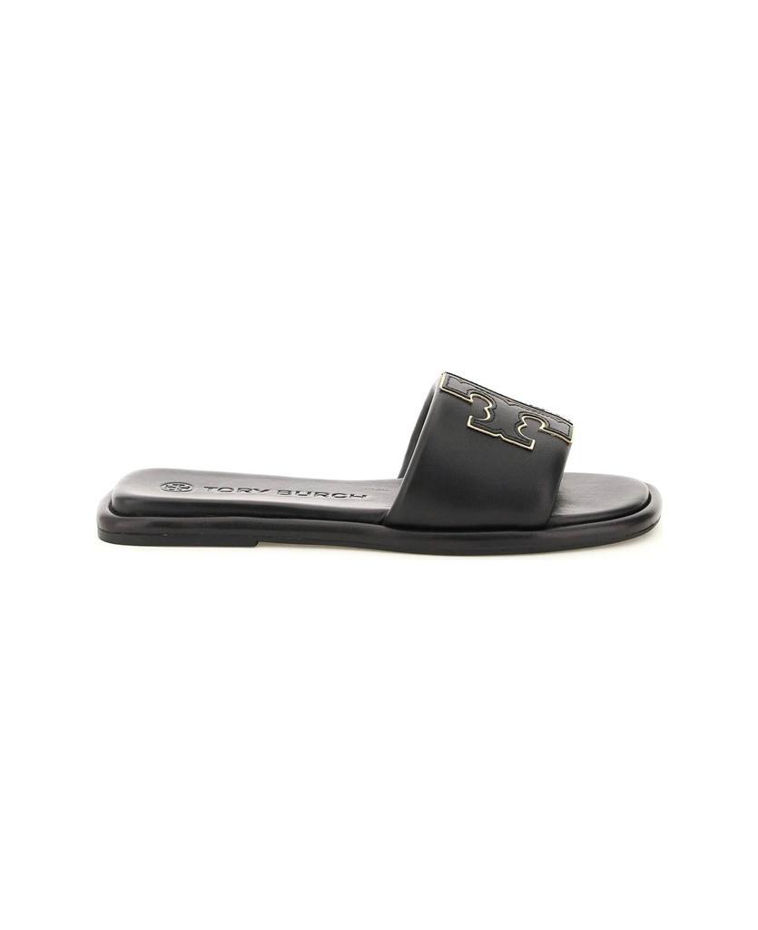 商品Tory Burch|'double T' Leather Sliders,价格¥1306,第1张图片