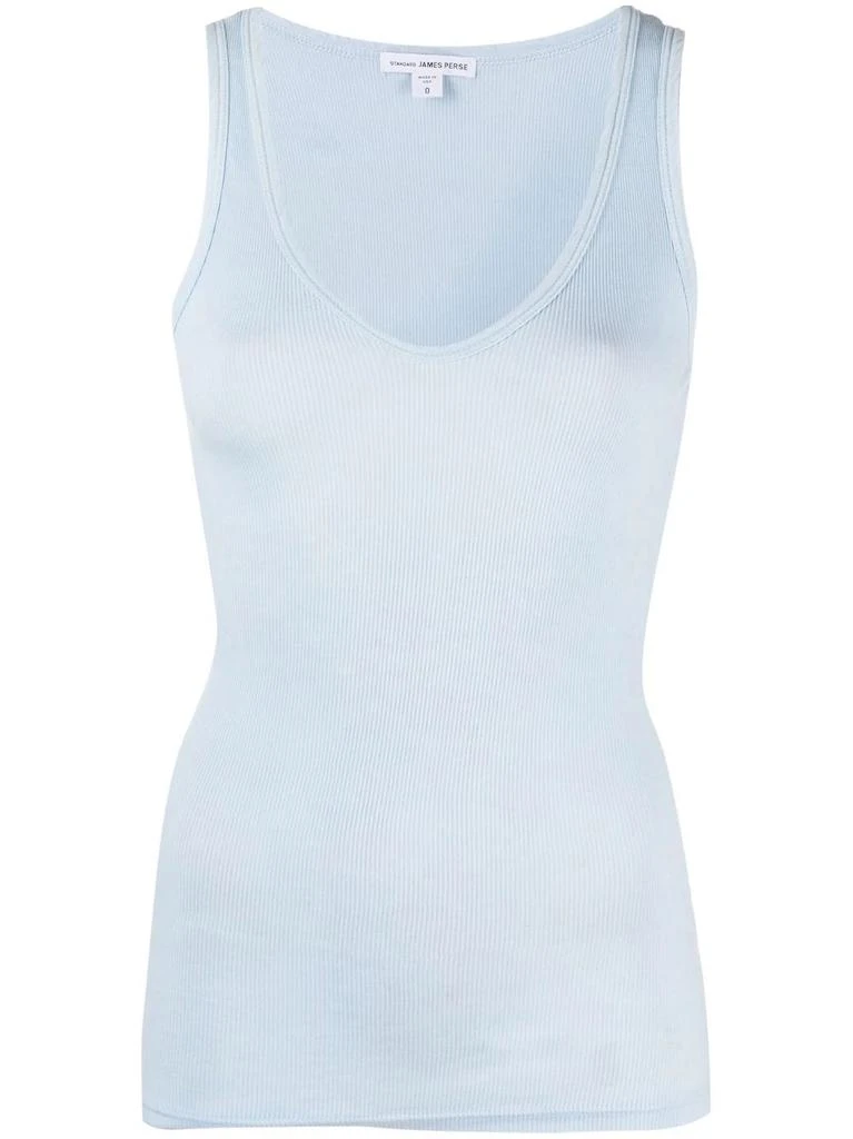 商品James Perse|JAMES PERSE U-neck cotton tank top,价格¥1771,第1张图片