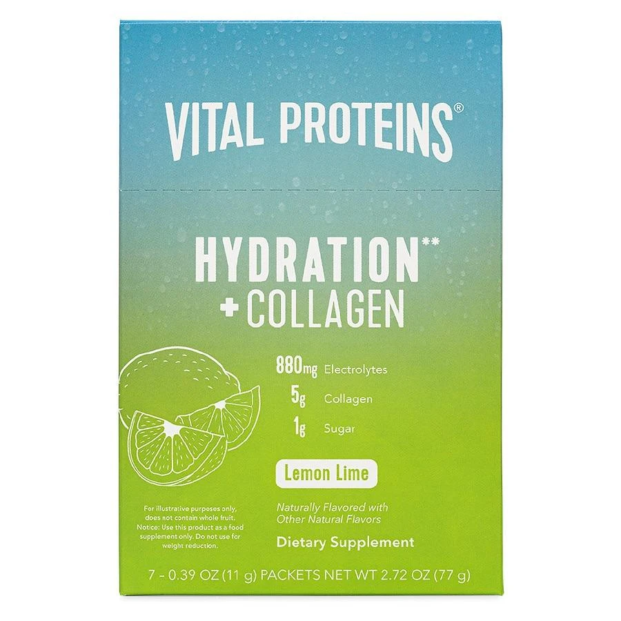 商品Vital Proteins|Hydration + Collagen Packets Lemon Lime,价格¥79,第1张图片