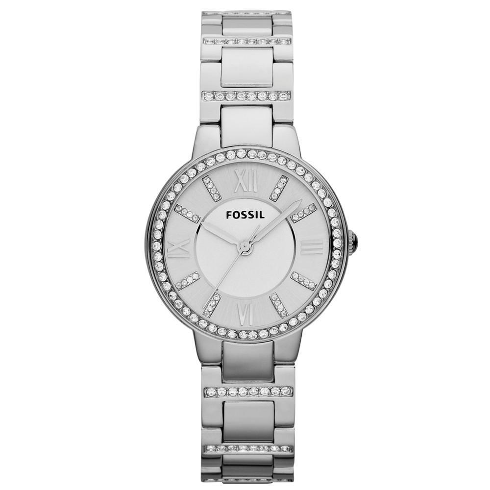 商品Fossil|Women's Virginia Stainless Steel Bracelet Watch 30mm ES3282,价格¥898,第1张图片