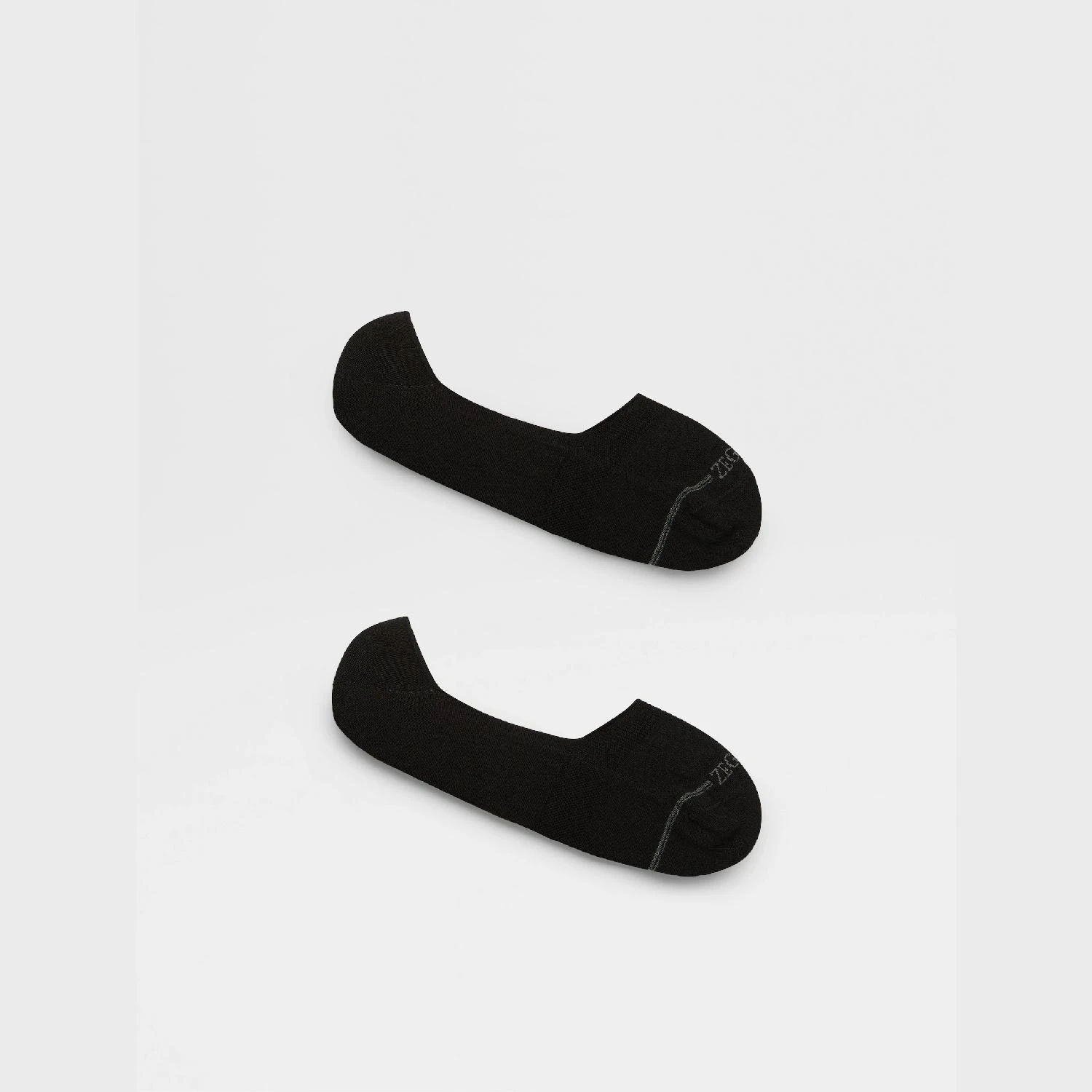 包邮包税【预售7天发货】 ZEGNA杰尼亚 23秋冬 男士 袜子 Black Cotton Blend Socks N4V04-013-001 商品