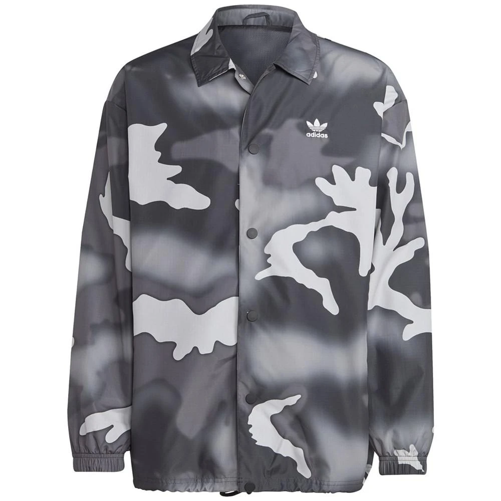 商品Adidas|Men's Graphics Allover Camo Print Coach Jacket,价格¥403,第5张图片详细描述