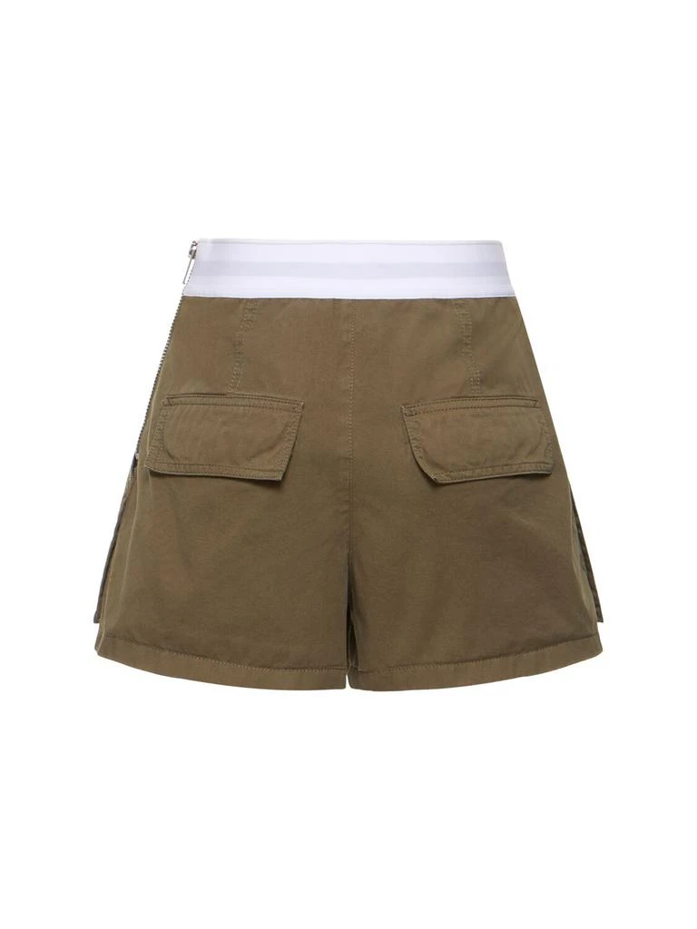 商品Alexander Wang|High Waist Cotton Cargo Shorts,价格¥2548,第4张图片详细描述