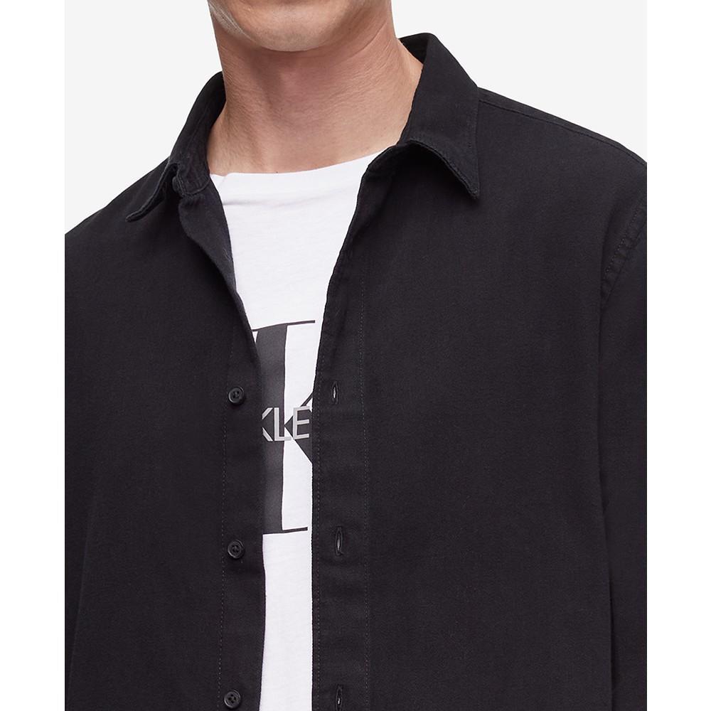 商品Calvin Klein|Men's Rinse Denim Shirt,价格¥351,第5张图片详细描述