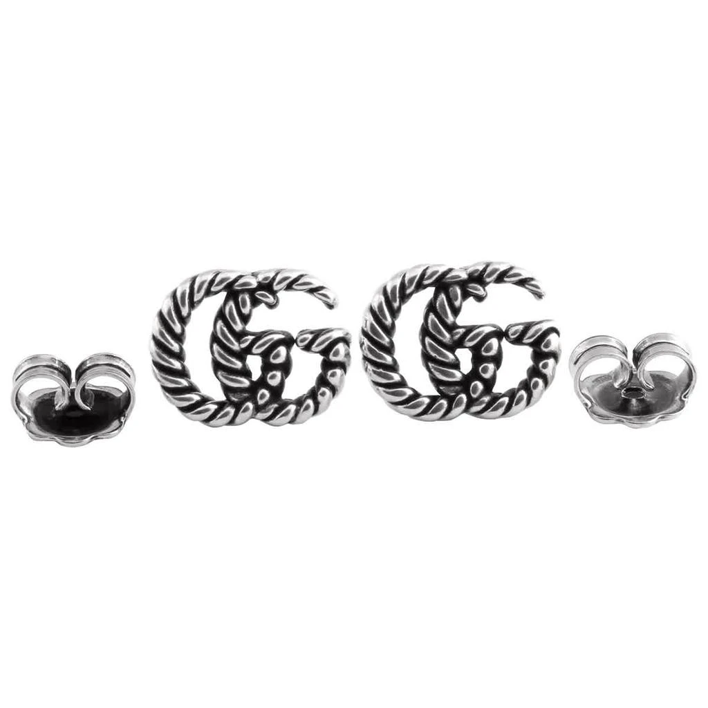 商品Gucci|Double G earrings in Sterling Silver,价格¥2023,第3张图片详细描述